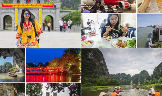 cover Vietnam with 10,000 THB: Hanoi - Tam Coc- Halong Bay