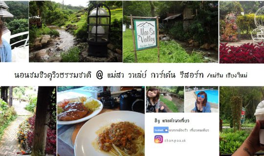 cover นอนชมชิวดูวิวธรรมชาติ @ แม่สา วาเล่ย์ การ์เด้น รีสอร์ท