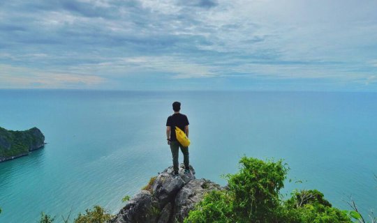 cover กอดตัวเองมันเหงา ออกไปกอดเขาดีกว่า @เขาล้อมหมวก  เที่ยวคนเดียว แบบไม่ง้อรถส่วนตัว กับ งบสบายกระเป๋า