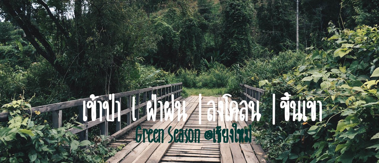 cover เข้าป่า | ฝ่าฝน | ลงโคลน | ขึ้นเขา Green Season @เชียงใหม่