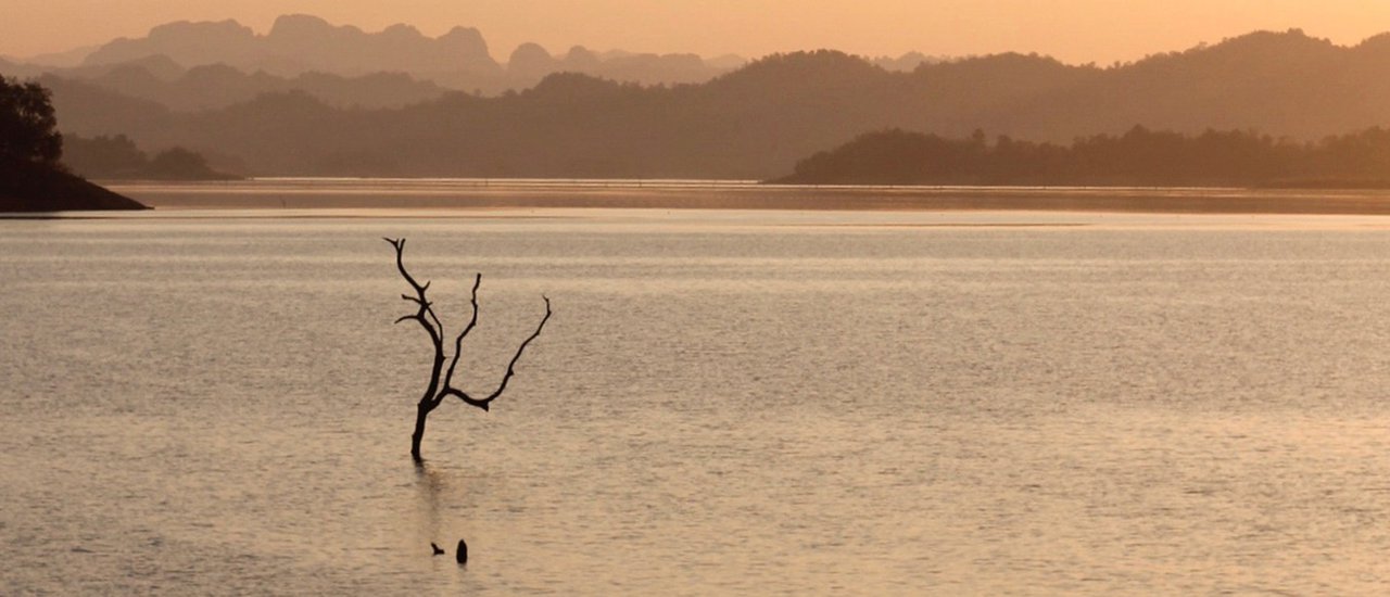 cover Pom Pee, Sleeping in the tent, watching a breathtaking star and catching the sunset view. (Two days and one night with hundreds baht budget)