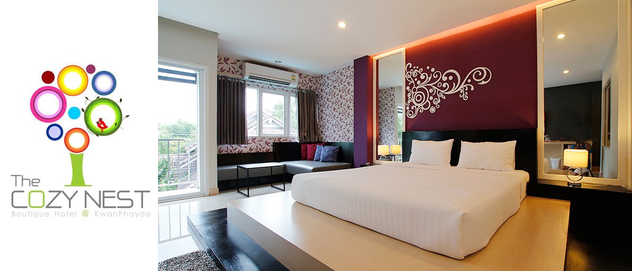 cover Drop by Phayao City...Stay at a few hundreds Baht accommodation @ The Cozy Nest Boutique Rooms.