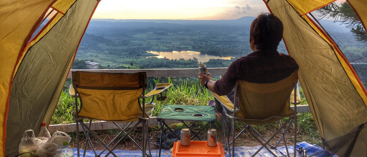 cover คิดถึง "เขา" ก็ไปหา "เขา" กางเต็นท์ จิบเบียร์ @เขาค้อ