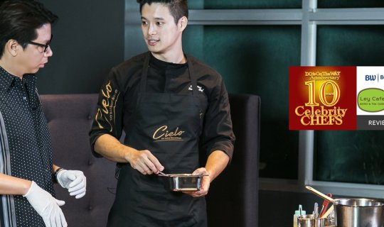 cover Cooking with 10 Celebrity Chefs – เมนูที่ 8 กับ Chef Ping, Cielo Sky Bar & Restaurant
