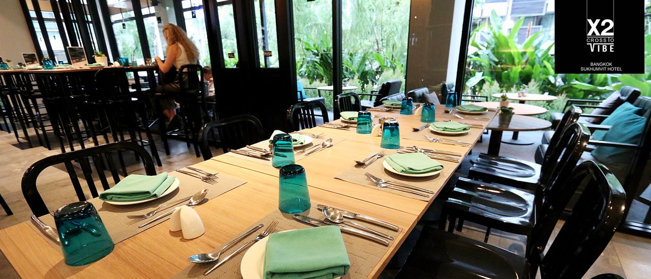 cover บรรยากาศสบายๆ ค็อกเทลอร่อย อาหารมาครบที่ 4K cafe, X2 Vibe Bangkok Sukhumvit