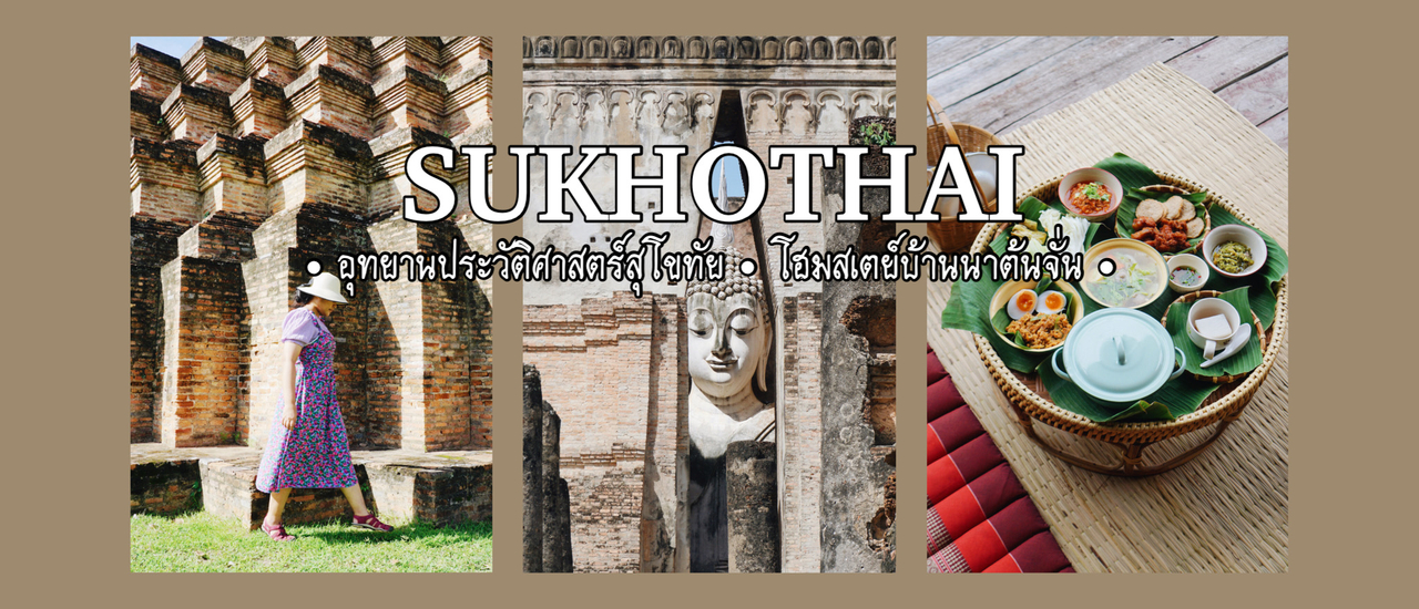 cover ทริปลุยเดี่ยวแบกเป้เที่ยวสุโขทัย โฮมสเตย์บ้านนาต้นจั่น ชมทะเลหมอก (แบบไม่มีรถส่วนตัว)