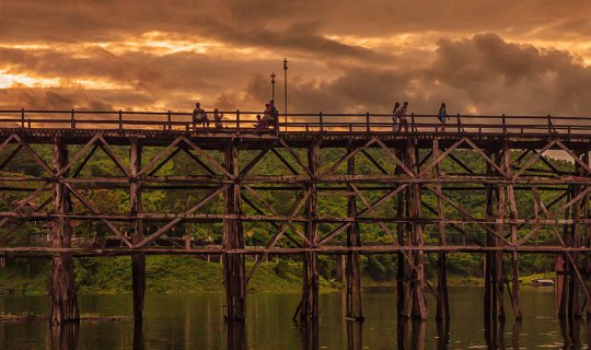 Cover ภาพบรรยากาศ "สังขละบุรี" เมื่อหน้าฝนที่ผ่านมา #คนเดินทาง #สังขละบุรี...