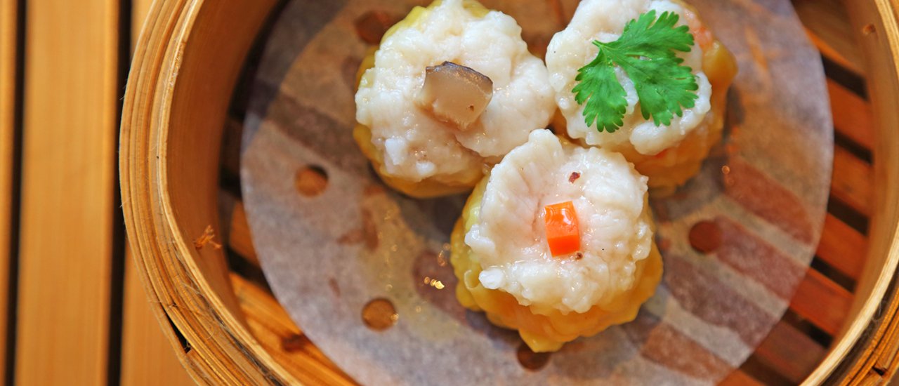 cover Enjoying variety of dim sum at China Table restaurant