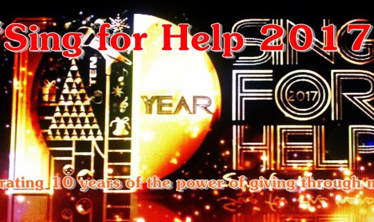 cover “Sing for Help 2017” Celebrating 10 years of the power of giving through music