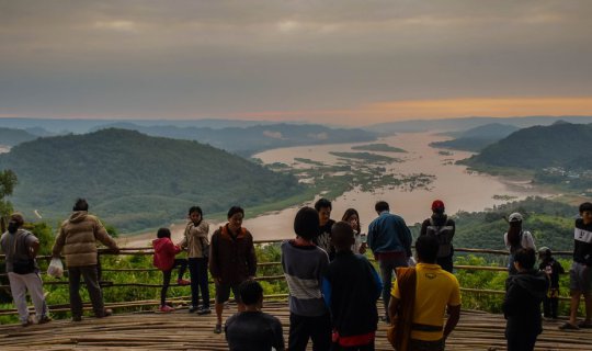 cover Phu Huay Isan, Ban Muang Subdistrict, Sangkhom District, Nongkhai Province.