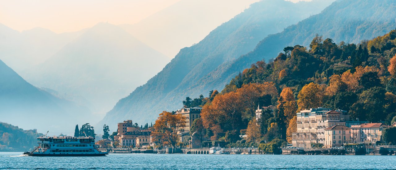 cover Seasons change @ Lake Como, Italy ... Where everyone says greater than Hallstatt