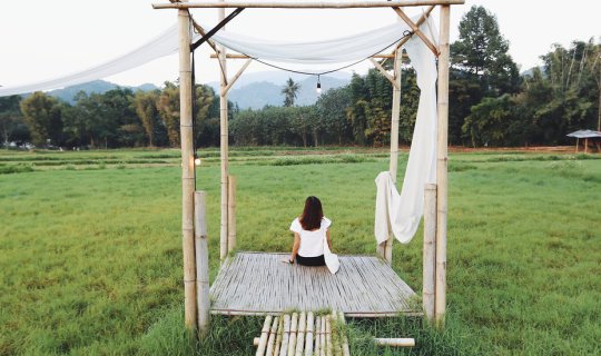 cover อยากหยุดเวลาไว้ที่ ‘ Brandnew Field Good – บ้านไก่โห่ ’ ที่กินที่พักน่ารักๆกลางทุ่ง | BlissOutThere