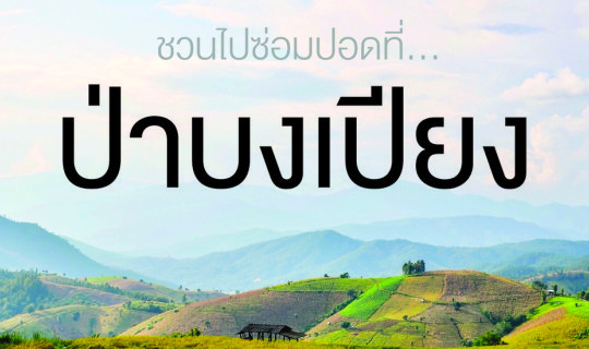 cover ชวนไปซ่อมปอดที่ ..."ป่าบงเปียง"
