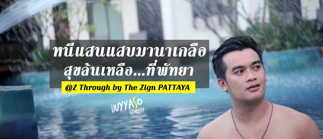 cover หนีแสนแสบมานาเกลือ สุขล้นเหลือที่พัทยา : @Z THROUGH BY THE ZIGN