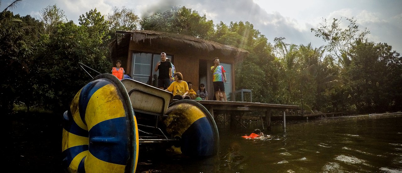 cover "บ้านภูเขารักน้ำ"ราชบุรี เที่ยวแบบแก็งค์ กินแบบแก็งค์ ปาร์ตี้กับแก็งค์