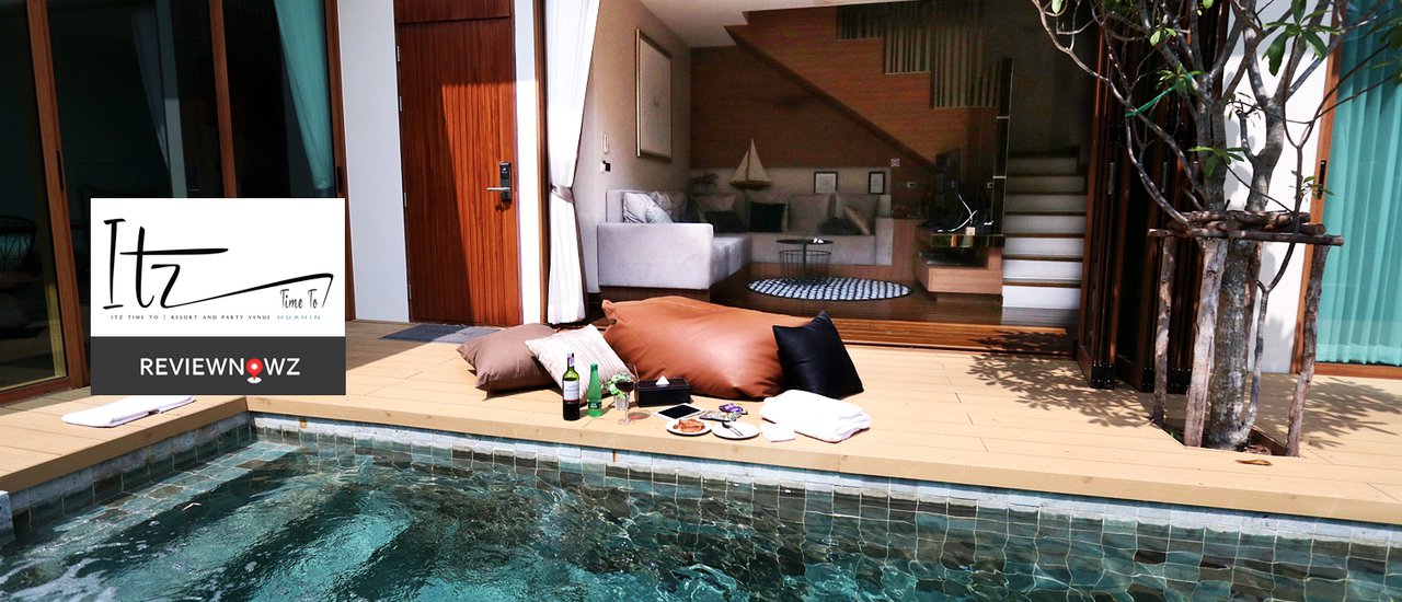 cover Pool Villa พรีเมี่ยมส่วนตัวทั้งหลัง 3 ห้องนอนฟังก์ชันล้นราคาไม่ถึงหมื่นเฉพาะรีวิวนี้ที่ Itz Time Huahin