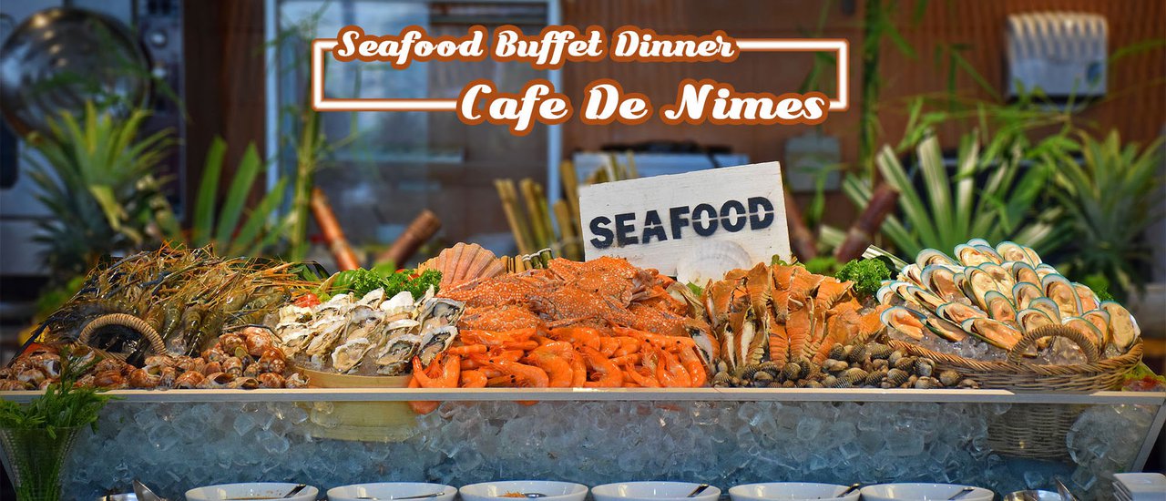 cover บุฟเฟ่ต์ ซีฟู้ด Cafe De Nimes (Grand Sukhumvit Hotel Bangkok)