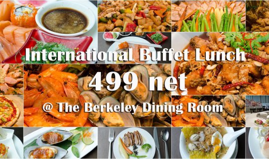 cover Review :  Buffet Lunch 499 net @ Berkeley Hotel Pratunam