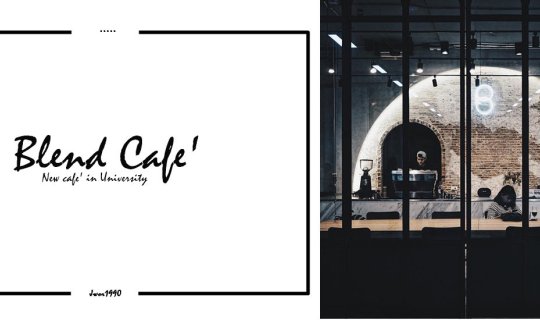 cover Blend cafe' ร้านกาแฟเปิดใหม่ย่านคลองประปา