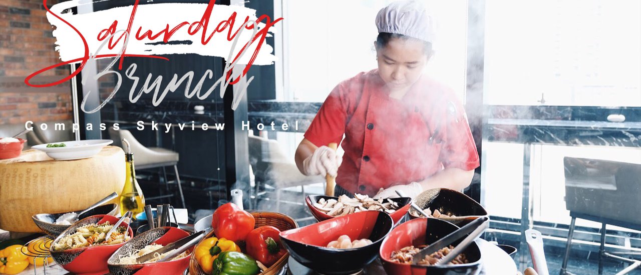cover พาไปฟิน กินไม่อั้น Saturday brunch @Compass SkyView Hotel
