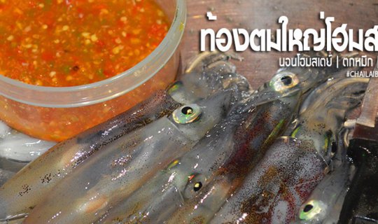 cover นอนโฮมสเตย์ | ตกหมึก | กินซีฟู้ด ณ ท้องตมใหญ่โฮมสเตย์ จ.ชุมพร