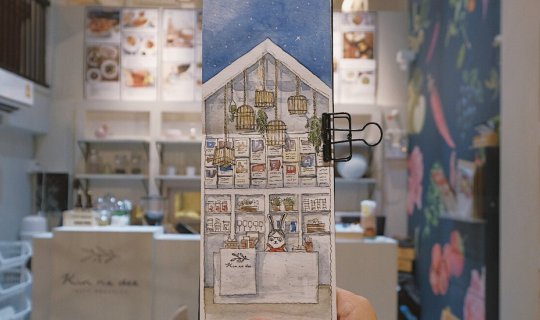 Cover Kinnadee : Hidden healthy cafe! : วาดไป เที่ยวไป กินไป...
