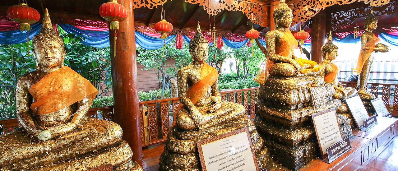 cover Let's follow the Legendary Trail along the River, 5 Temples in 5 Provinces with 5 Brother Buddha Images!