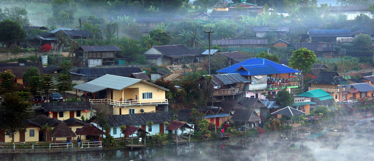 cover #Life For Travel#Mae Moei - Ban Rak Thai, The way to the beautiful mountains by driving along  Western boundary