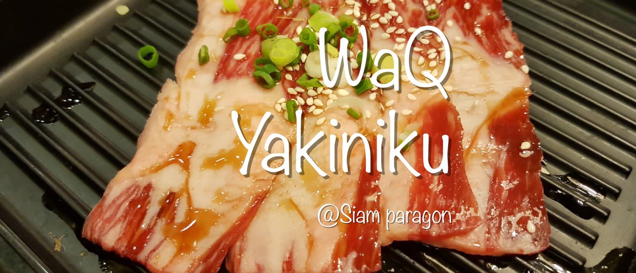 cover สายวากิว สายปิ้งย่าง ห้ามพลาด!!! 499+ @WaQ Yakiniku Siam Paragon