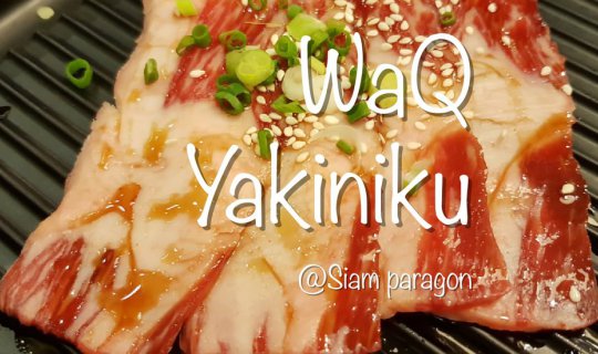 cover สายวากิว สายปิ้งย่าง ห้ามพลาด!!! 499+ @WaQ Yakiniku Siam Paragon