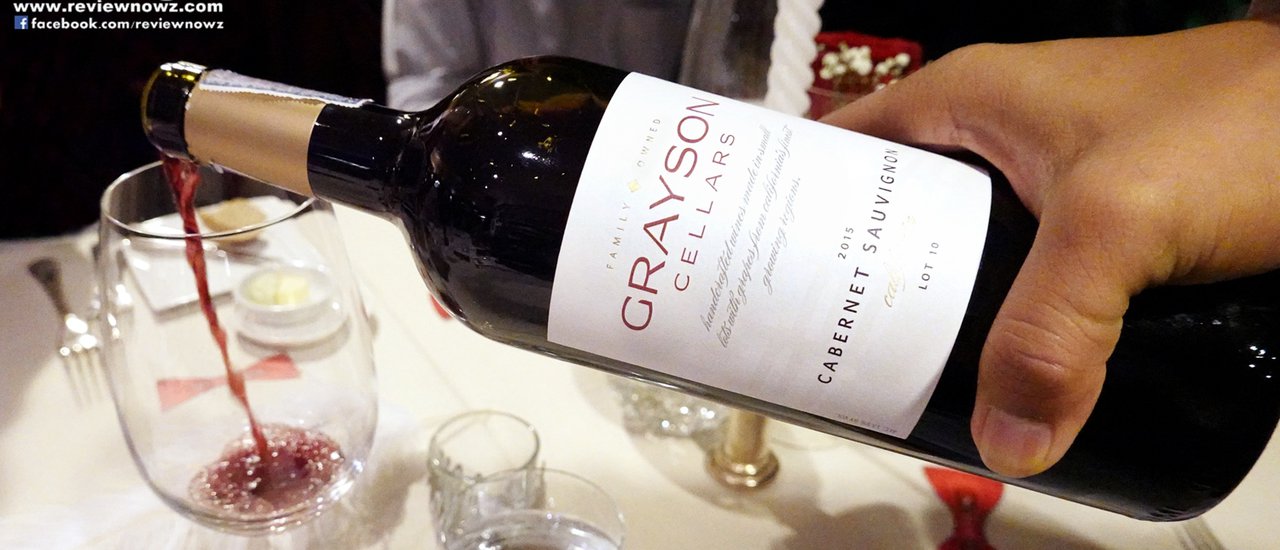cover มื้อเดียววันเดียวกับ Grayson Cellars Wine Dinner สุดคุ้มที่ Hamilton’s Steak House, Dusit Thani Bangkok