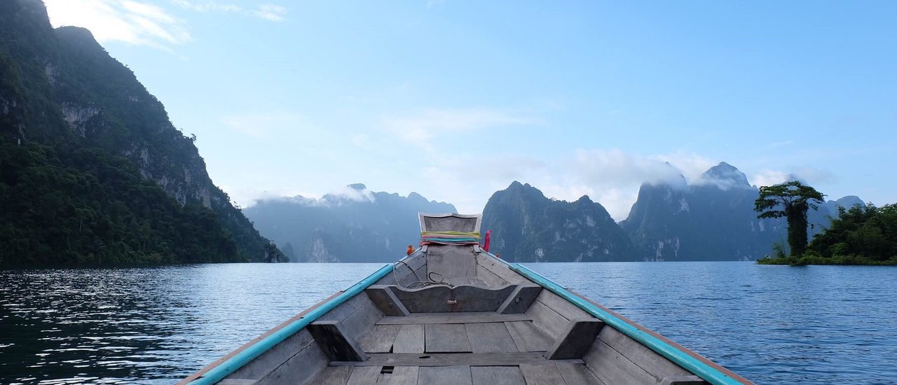 cover :: Seeking Happiness at "Saichol Resort", Khao Sok - Surat Thani ::