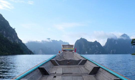 cover :: Seeking Happiness at "Saichol Resort", Khao Sok - Surat Thani ::