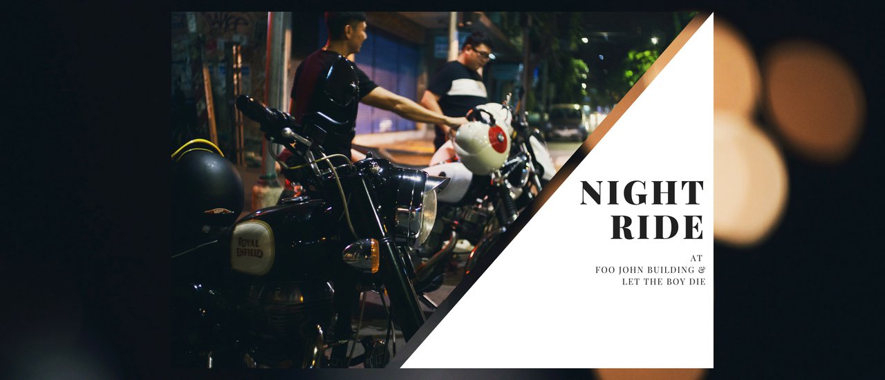 cover Night Ride - ออกขี่มอเตอร์ไซค์กินลม...ย่านกรุงเก่า