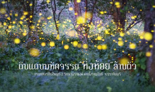 Cover นายตัวน้อย : พาสัมผัสความมหัศจรรย์ "ดินแดนหิ่งห้อย" ปราจีนบุรี...