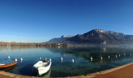 cover This is not a lake, it is a painting. Taking a break at Annecy and it is great!!!