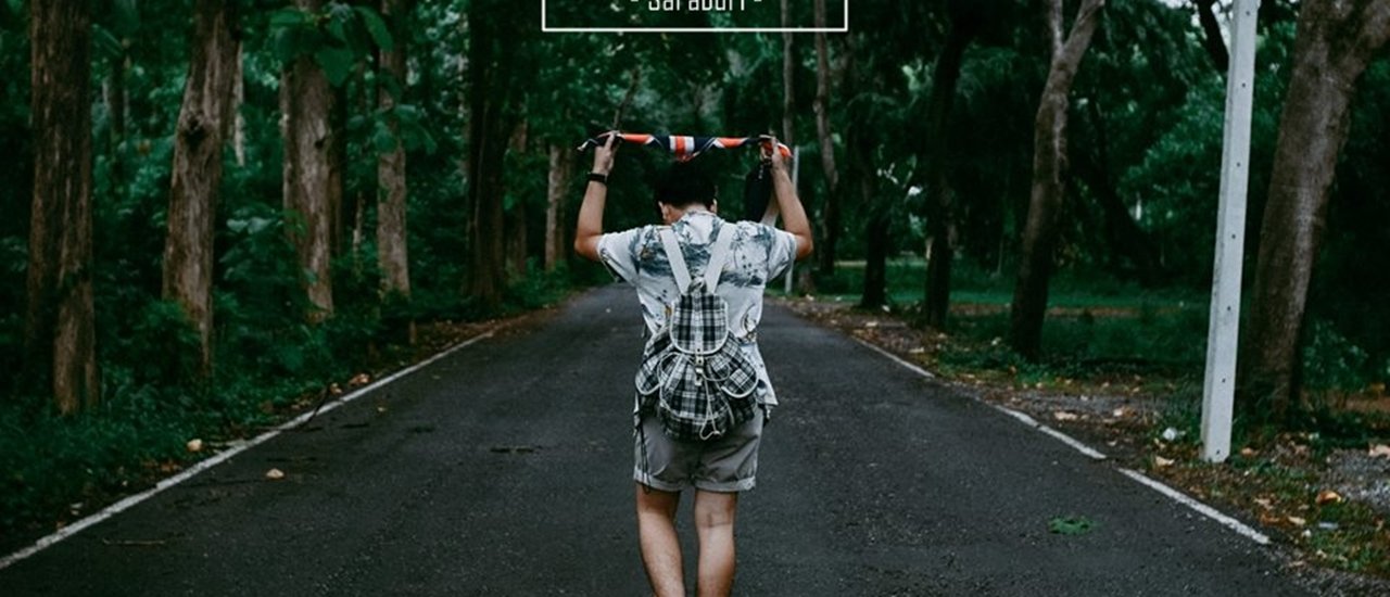 cover Backpack: To take the train to travel at Muak Lek waterfall in Saraburi province. It is one day trip with budget 300 baht.