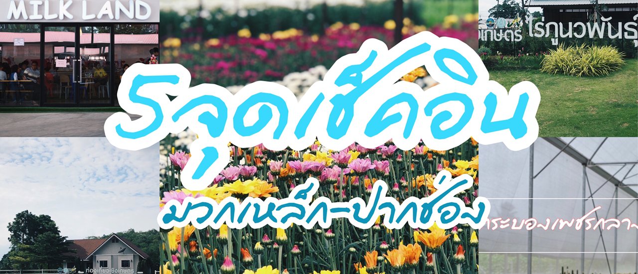 cover 5 จุดเช็คอิน มวกเหล็ก-ปากช่อง