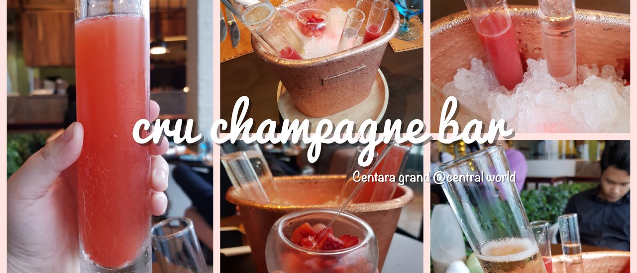 cover Dinner มื้อพิเศษ และ ถ่ายรูปวิว Rooftop สวย ๆ ลงไอจี@Cru Champagne Bar
