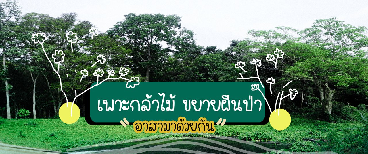 cover โครงการเพาะกล้าไม้ ขยายผืนป่า กับทีมอาสามาด้วยกัน  :)