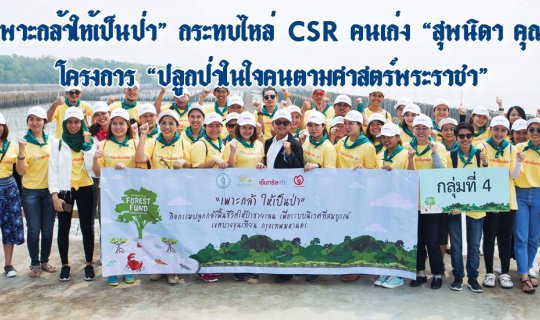 cover ไป “เพาะกล้า ให้เป็นป่า”กระทบไหล่ CSR คนเก่ง “สุพนิดา คุณกิตติ” โครงการ “ปลูกป่าในใจคนตามศาสตร์พระราชา”