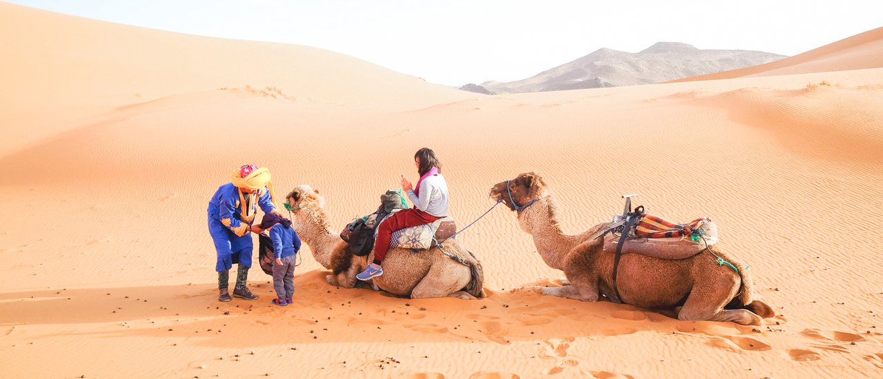cover Camping and Riding camel in The Sahara :  Morocco Part 2