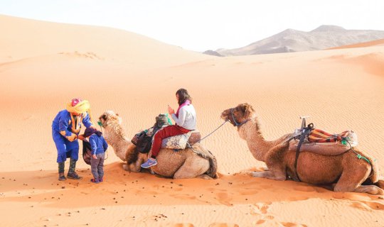 cover Camping and Riding camel in The Sahara :  Morocco Part 2