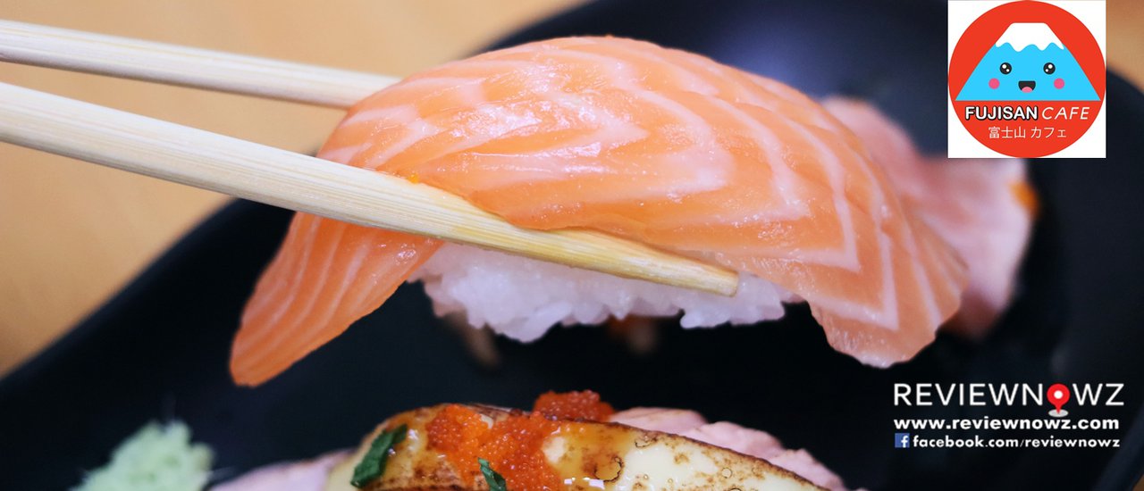 cover ถูกไปไหน! ซูชิเริ่มต้นที่ 9 บาท กับร้านคุณภาพอร่อยดูดีที่ Fujisan Cafe ตลาดบางใหญ่