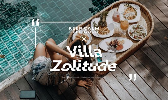 cover Keep calm and feel good  ×  Villa Zolitude Resort & Spa