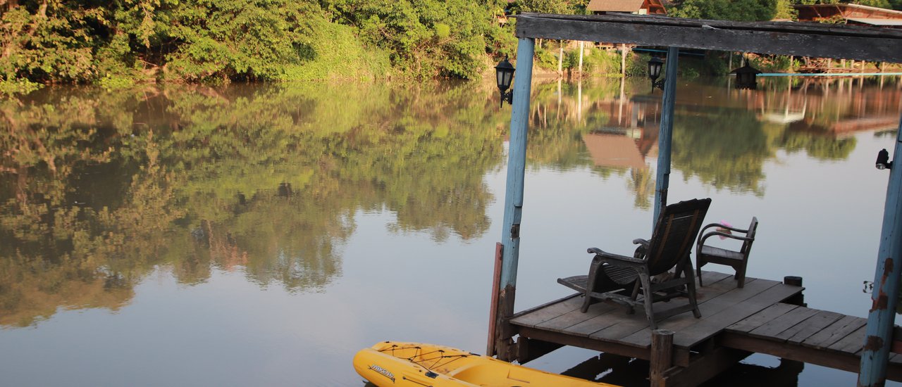 cover หนีความวุ่นวาย ไปนอนเพลิน เพลิน @ ท่าจีนริเวอร์โฮม บ้านหุ่นไร่กา สุพรรณบุรี