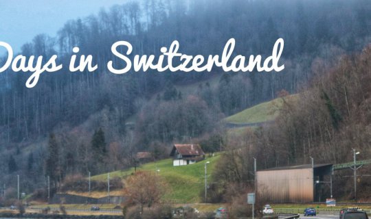 Cover 10 Days in Switzerland : Part 1 Swiss Airline - Interlaken - Thun...
