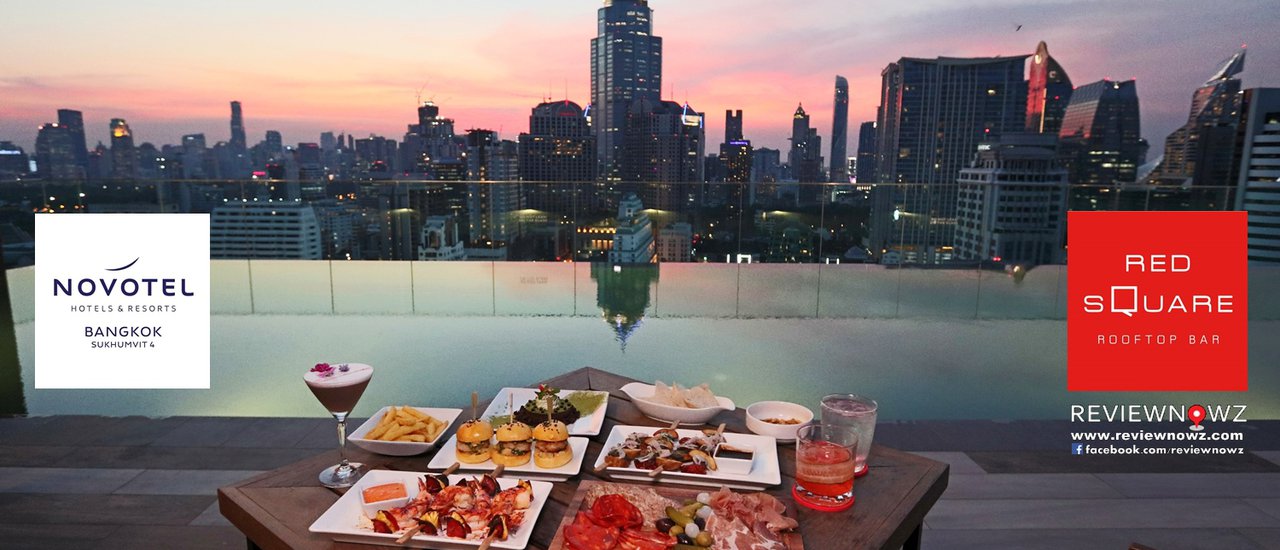 cover บาร์ดาดฟ้าที่มอบการพักผ่อนแบบสบายๆเป็นกันเองที่ Red Square, Novotel Bangkok Sukhumvit 4