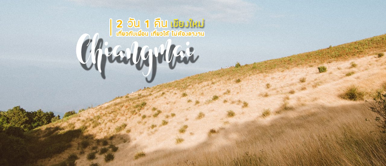 cover หยุดเสาร์ อาทิตย์ เที่ยวเชียงใหม่ ,ม่อนแจ่ม-กิ่วแม่ปาน