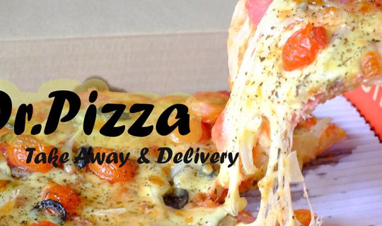 cover Take Away & Delivery pizza ต้องยกให้ Dr. Pizza